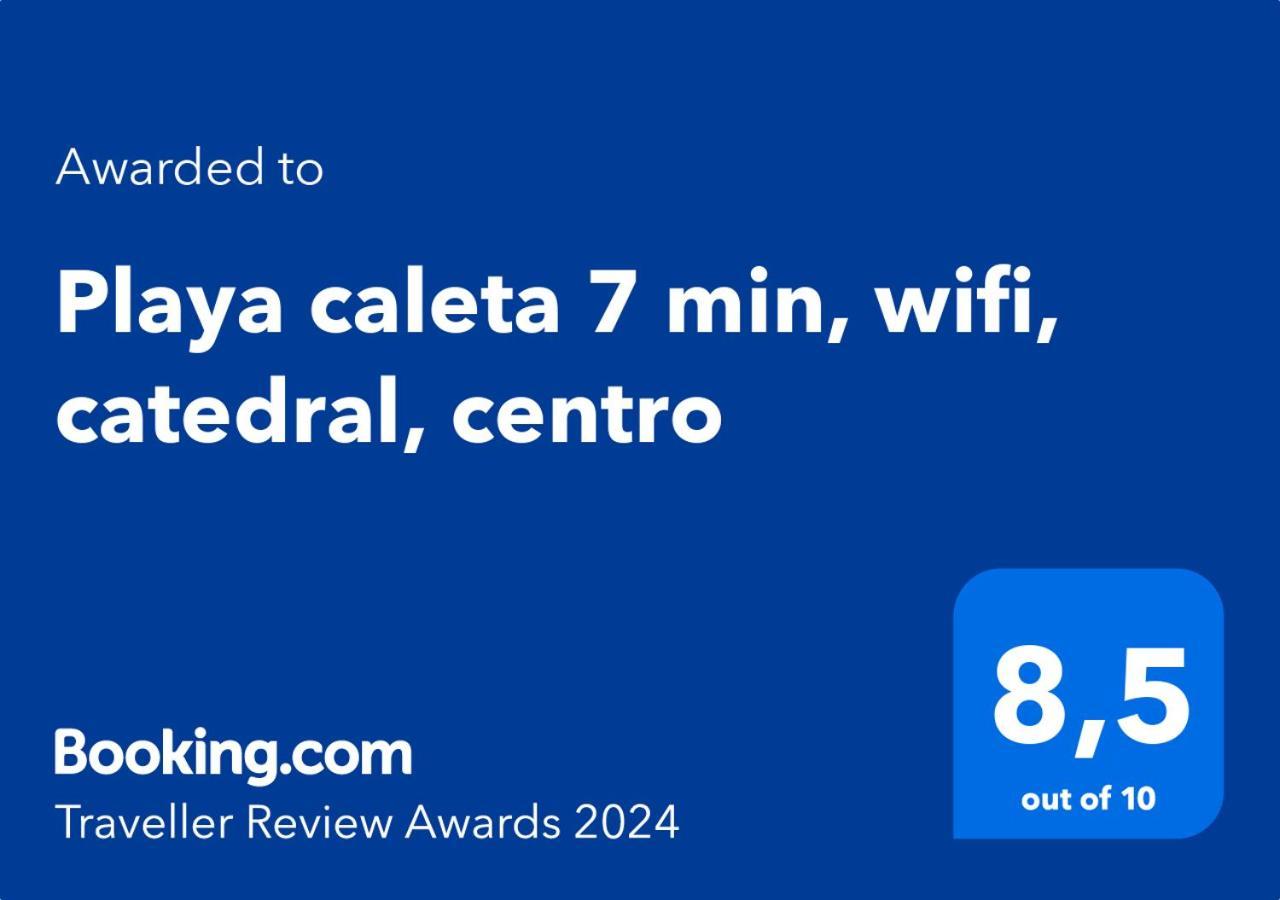 Playa Caleta 7 Min, Wifi, Catedral, Centro Lejlighed Cádiz Eksteriør billede